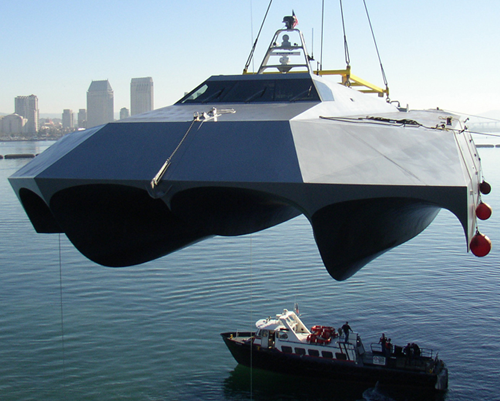 US Navy's M80 Stealth Ship "Stiletto"