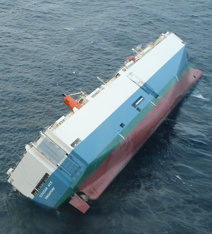 cougar ace capsized