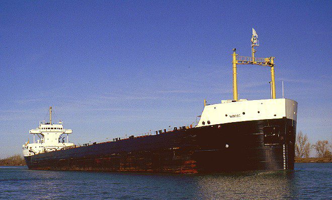 Bulk Carrier Windoc Prior To Collision and Fire