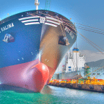 Container Ship MSC Kalina HDR