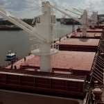 Bulk Carrier taking on Grain (c) Robert Almeida
