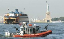 War OnTerror Nov04-1 USCG Coast Guard RHIB port security new york maritime domain awareness