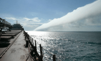 Photo of American Steamship Company's, American Fortitude, by Chief Engineer Bill Heitman.