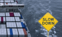 maersk-containership-slow-down-sign