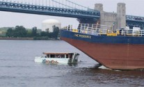 Tugboat pilot Matthew Devlin was sentenced earlier this month to one year in prison his role in the fatal collision with a tourist "duckboat" near Philadelphia.  Devlin was apparently distracted by cellphone calls and his laptop due to a family emergency.