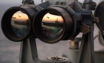 binoculars us navy nimitz-class aircraft carrier intelligence big eyes