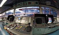 ship's bridge fisheye