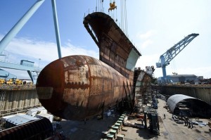 Ship Photo of The Day – Bulbous Bow Lift