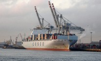 The M/V COSCO Guangzhou is a 9,469 teu containership owned by Costamare and currently on a 12-year time charter to COSCO.