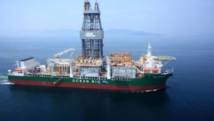 Ocean Rig's Ocean Rig Mylos, a 7th generation drillship based on the SAIPEM 10000 design. Image credit: Ocean Rig