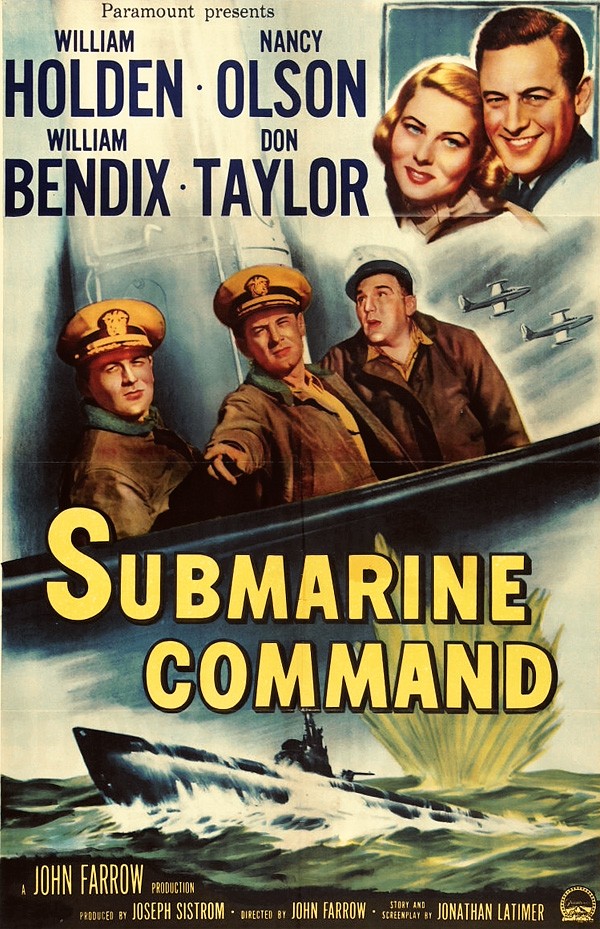 Submarine Command (1951) William Holden Nancy Olsen William Bendix