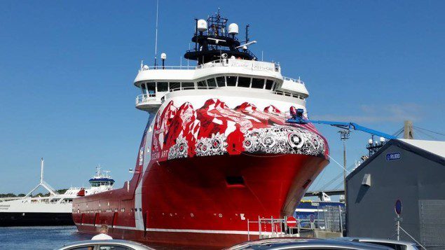 Altantic Offshore PSV Gets Artist’s Touch