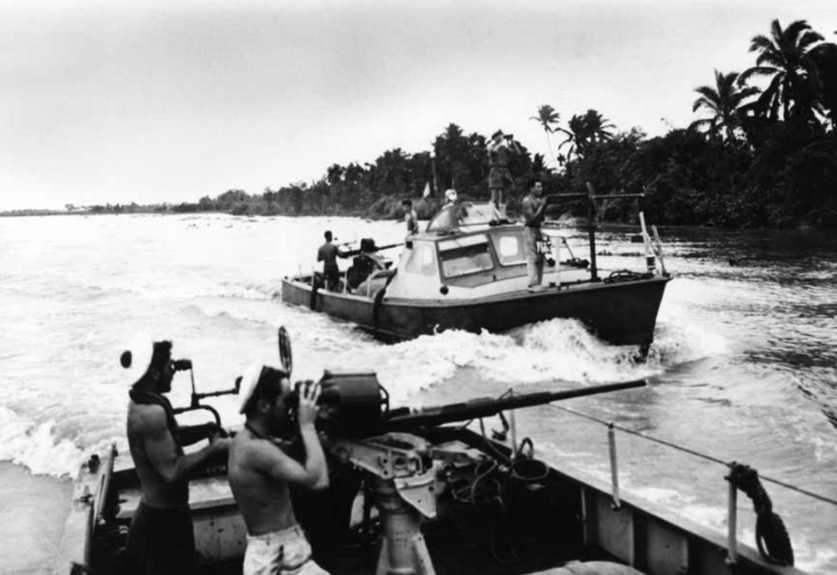 first us navy boat into vietnam war