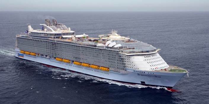 Symphony of the Seas world's largest cruise ship