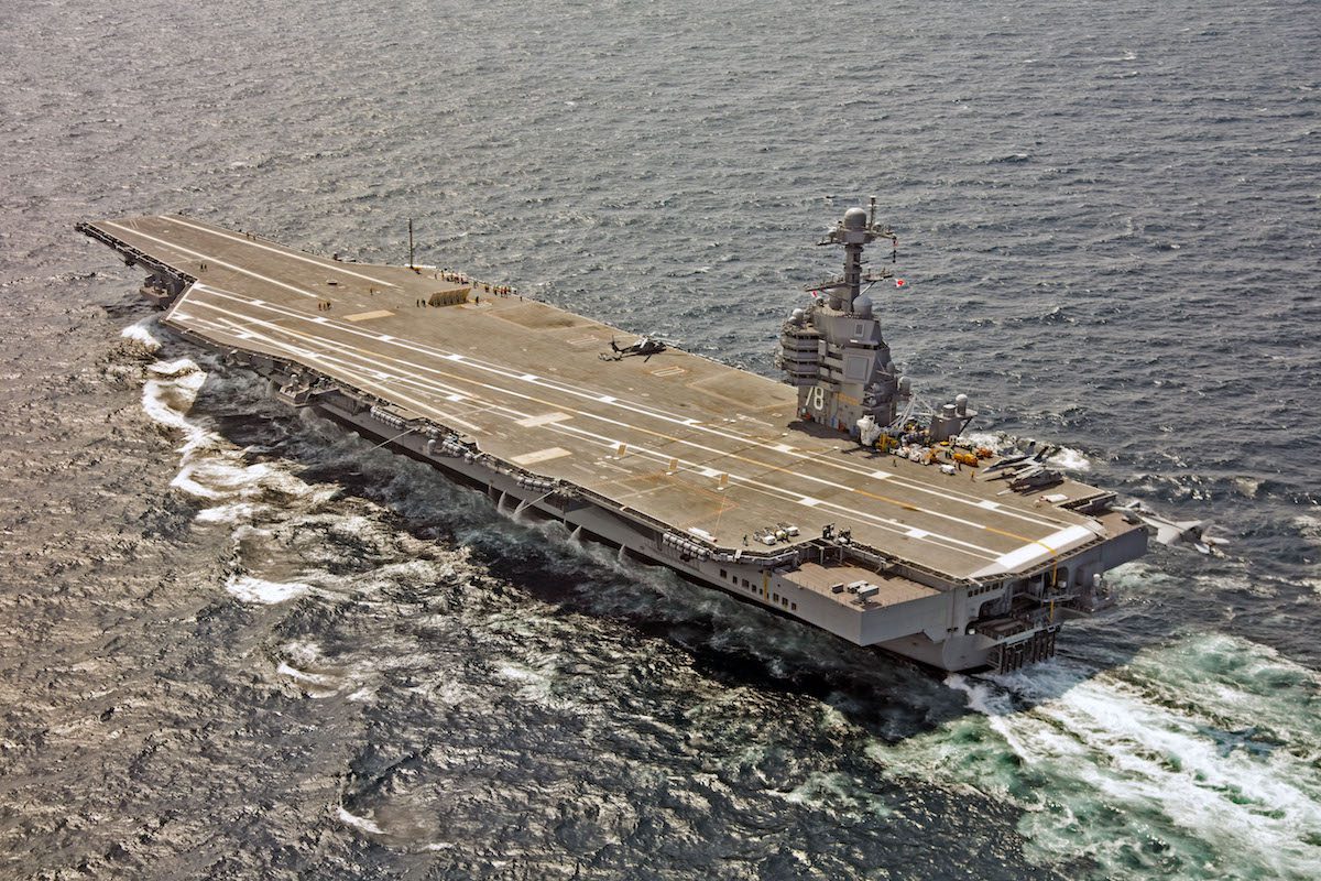 Gerald R. Ford Aircraft Carrier Suffers New Failure at Sea – gCaptain