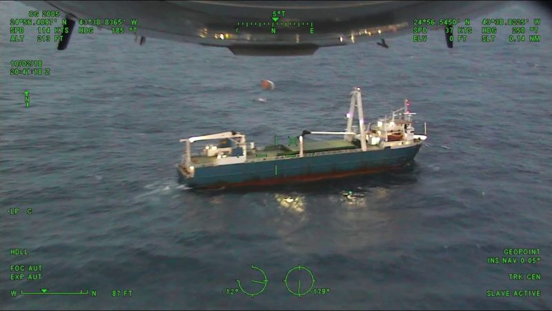 Abandoned Cargo Ship Found Drifting in the Mid-Atlantic