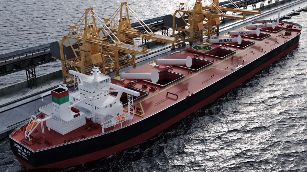 Vale To Install Rotor Sails On World S Largest Ore Carrier