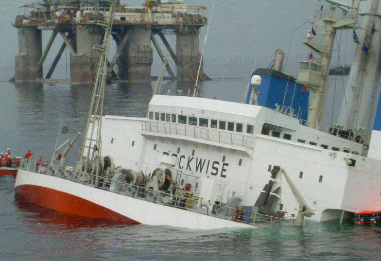 Dockwise ship sinking