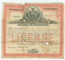 Engineer's Merchant Marine License 1919