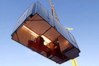 Modular Cabin ( stateroom ) lifted by crane
