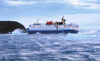 Cruise Ship aground in antarctica