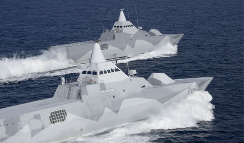 Visby Class Swedish Stealth Ships