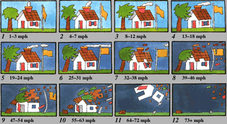 The Beaufort Scale Cartoon Image