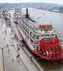 The Delta Queen at dock