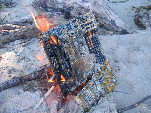 Computer Fire