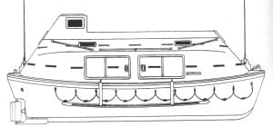 Pesbo BSC25m Lifeboat Drawing