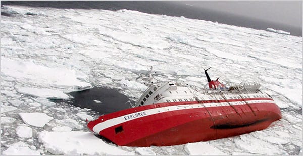 Explorer II Capsized in Antartica