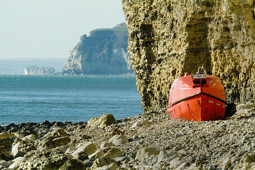 Beached Lifeboat