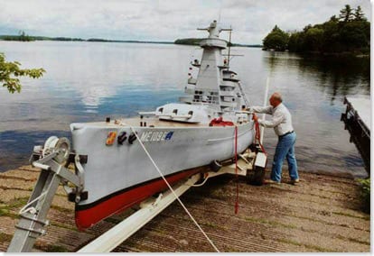 German Warship - Manned Model