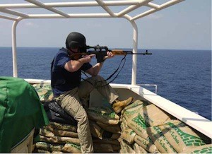 Pirate killed by private security guard of Somali coast