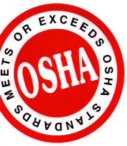 OSHA Standards Sticker