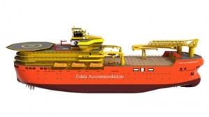 Edda Fides-Offshore-Accomodation-Ship FloTel - hotel boat