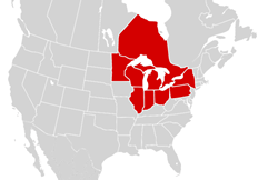 Maritime States-bordering-the-great-lakes