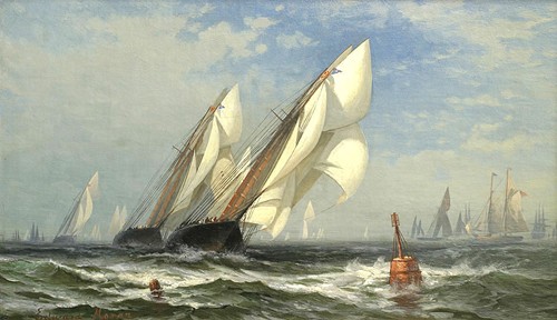 The Winning Yacht 1876 – by Edward Moran