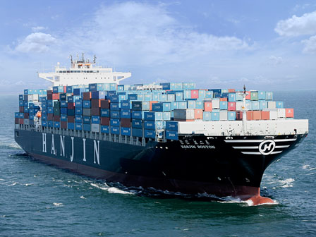 Hanjin Shipping receives 8,600TEU class containerships