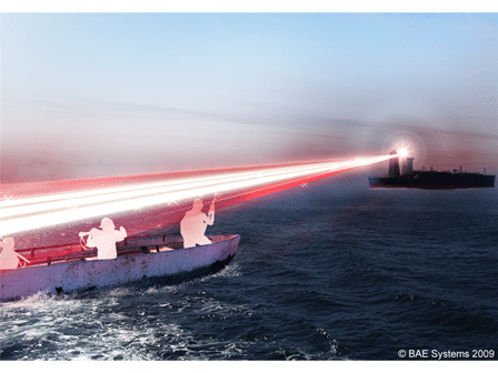 BAE Systems Develops Non-Lethal Laser to Defend Against Pirate Attacks on Commercial Ships