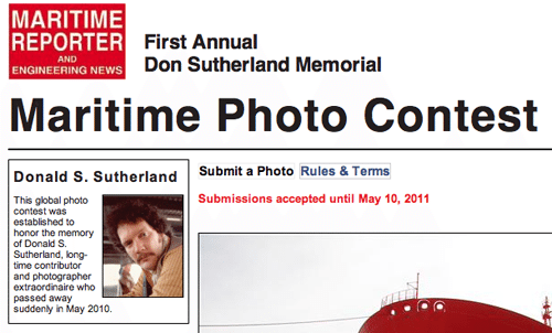 Maritime Photo Contest?  More like, “We want unlimited rights to your best photos, but don’t want to pay for them”