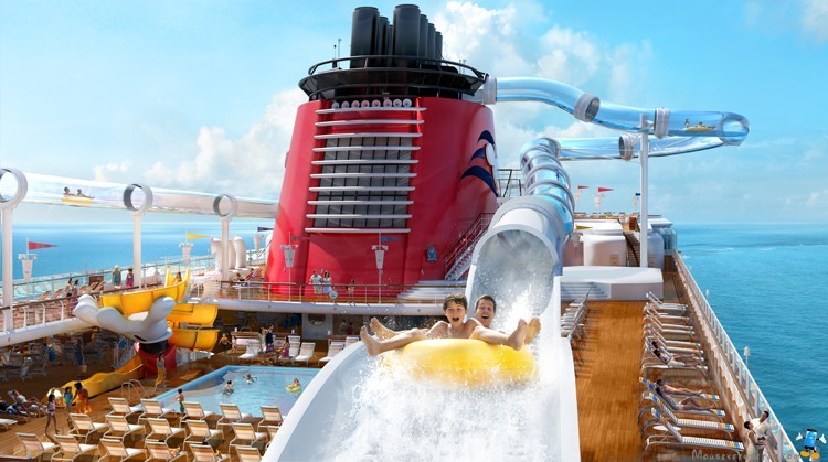 disney-dream-cruise ship water slide