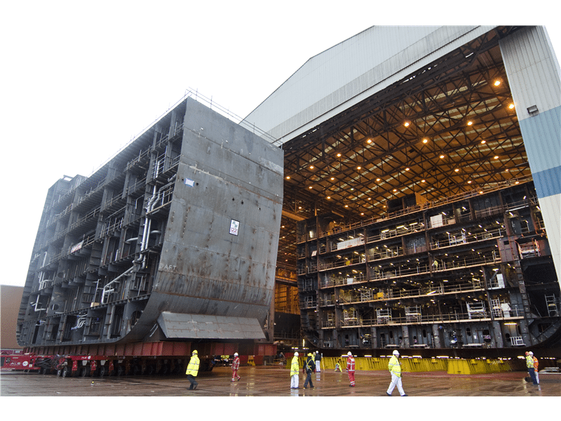 Shipyard Photos: Royal Navy’s ‘HMS Queen Elizabeth’ under construction