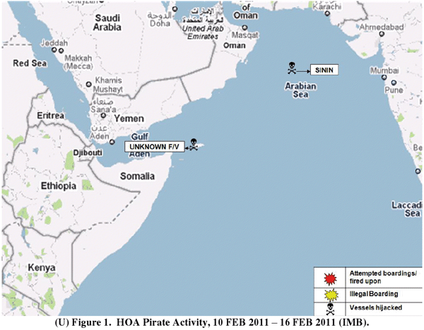 Weekly Piracy and Maritime Crime Update: 10-16 Feb 2011