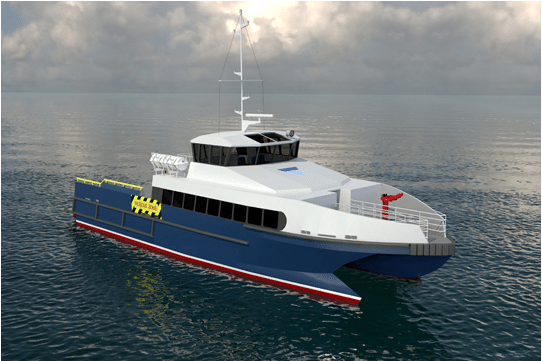 Incat Crowther to design second 28m catamaran crew boat