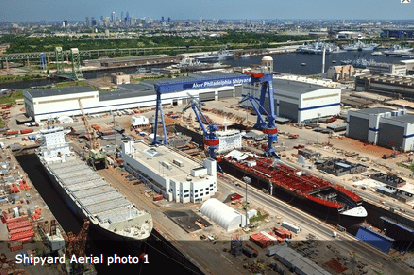 Philadelphia shipyard to construct two Jones Act tankers