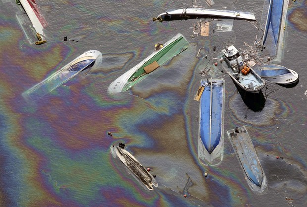 JApan Tsunami Oil Spill