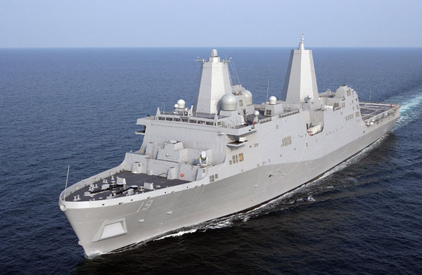 U.S. Navy awards Ingalls Shipbuilding contract for 10th amphibious transport dock