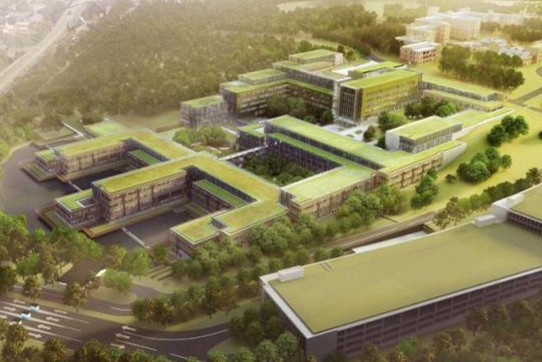 New green USCG Headquarters (CGHQ green roof technology)