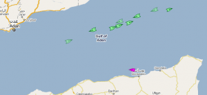 Gulf Of Aden AIS Screenshot